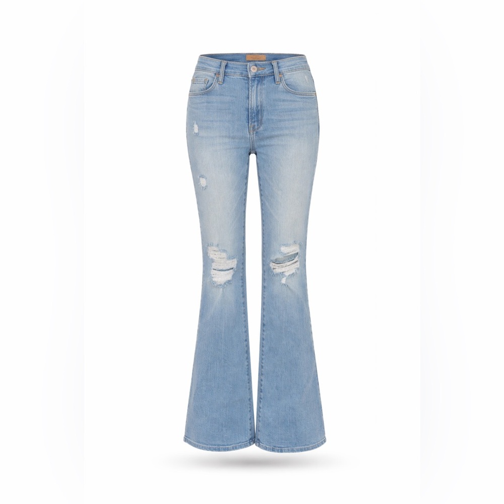 MOTHER‎ The Weekender Free Hugs Flare Jeans 26 Light Wash